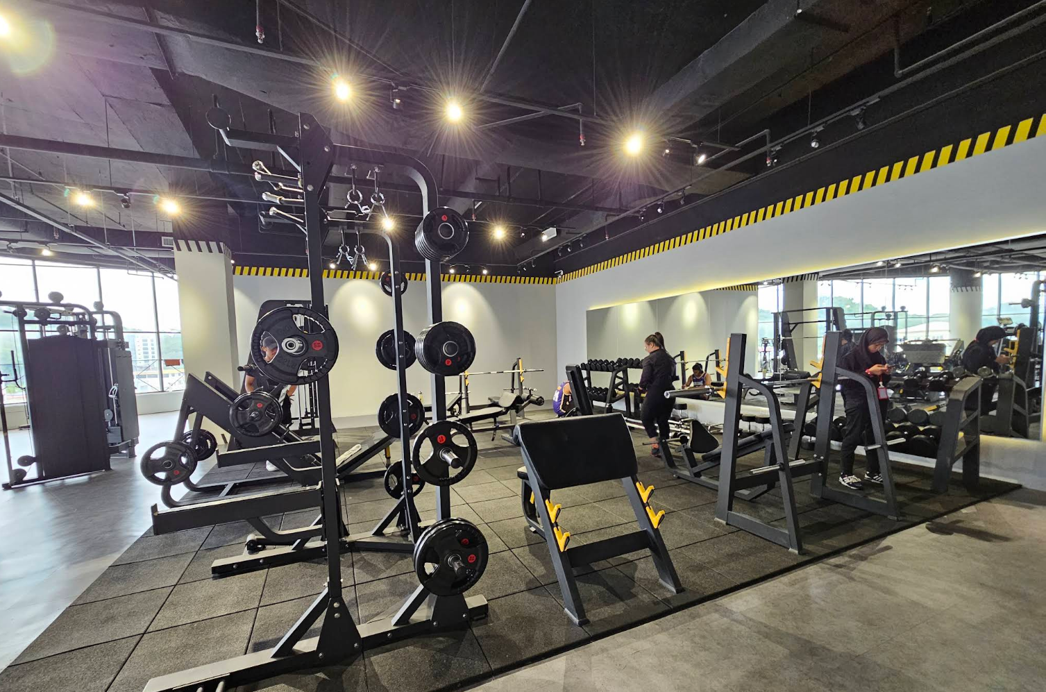 Strength training racks